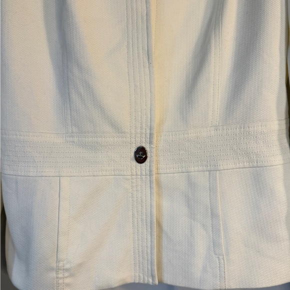 Kasper Cream Tailored Blazer Size 6 Classic Workwear Jacket - Picture 4 of 12